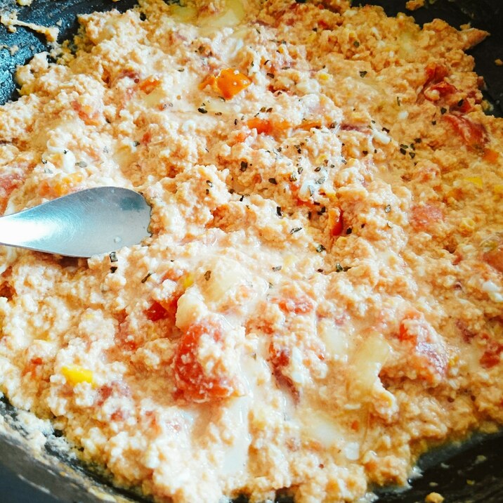 トマト缶とチーズのおつまみ炒り玉子 レシピ 作り方 By やっすん 楽天レシピ トマト缶とチーズのおつまみ炒り玉子 レシピ 作り方 By やっすん 楽天レシピ
